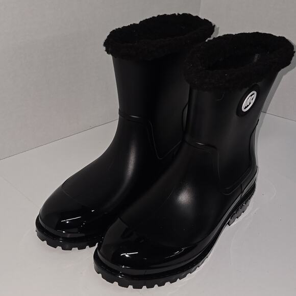 MICHAEL Michael Kors Montaigne Pull-On Rain Boots Womens Size 9M - Picture 7 of 16